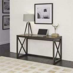 Deals 😍 Homestyles Xcel Brown Wood Writing Desk 😉