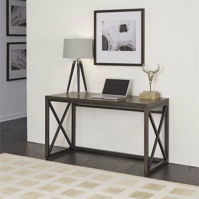 Deals 😍 Homestyles Xcel Brown Wood Writing Desk 😉 1 Deals 😍 Homestyles Xcel Brown Wood Writing Desk 😉