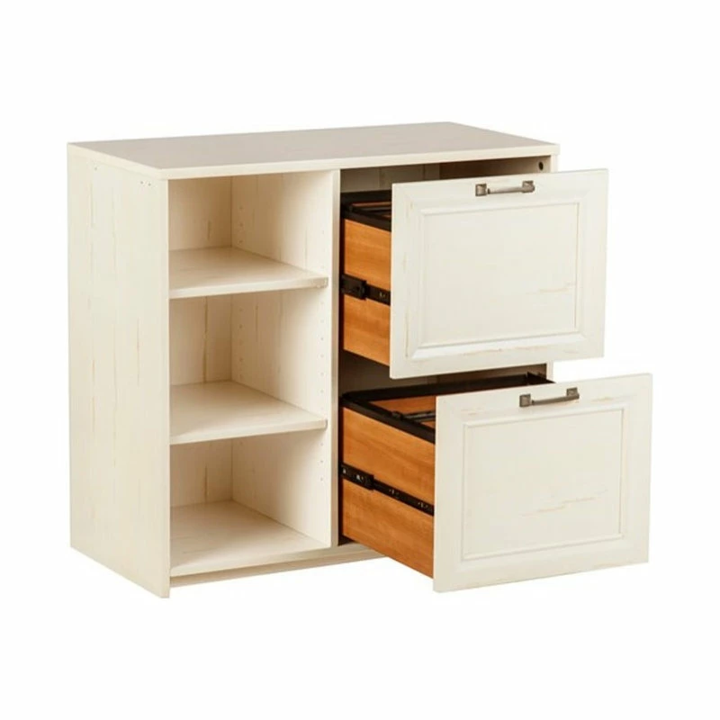Discount β€οΈ Saint Birch Salisbury 2-Door Modern Wood File Cabinet In Antique White π€© 4 Discount β€οΈ Saint Birch Salisbury 2-Door Modern Wood File Cabinet In Antique White π€© - Image 4