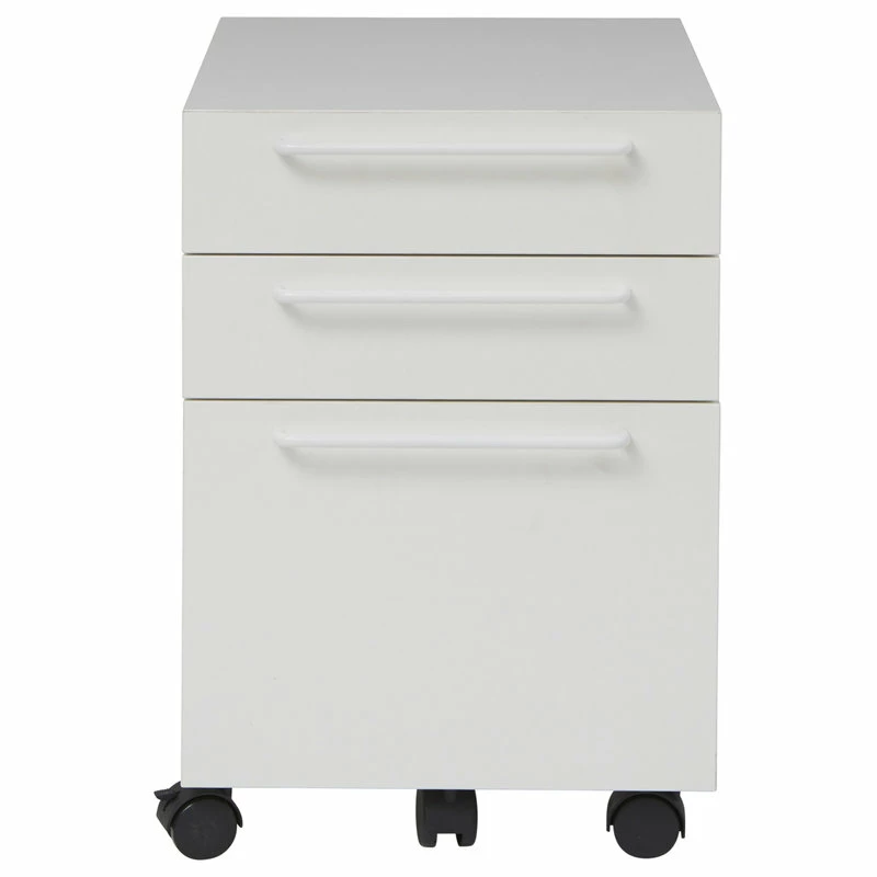 Deals 👏 Unique Furniture Sit-Stand Collection Wood Mobile Pedestal With Castors, White 👏 1 Deals 👏 Unique Furniture Sit-Stand Collection Wood Mobile Pedestal With Castors, White 👏