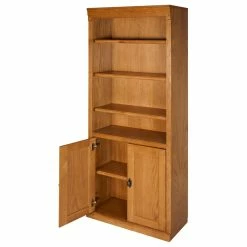 Budget ❤️ Martin Furniture Huntington Oxford Wood Bookcase With Doors 🧨 -COASTER Shop f681c62b0261e028 1774 w800 h800 b1 p0