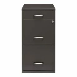Promo โ๏ธ Hirsh Industries LLC Space Solutions 18 Inch 3 Drawer Metal File Cabinet With Pencil Drawer Charcoal ๐