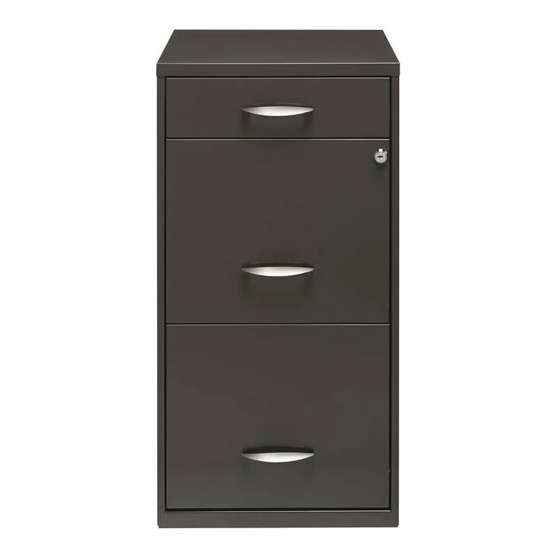 Promo ✔️ Hirsh Industries LLC Space Solutions 18 Inch 3 Drawer Metal File Cabinet With Pencil Drawer Charcoal 🎁 1 Promo ✔️ Hirsh Industries LLC Space Solutions 18 Inch 3 Drawer Metal File Cabinet With Pencil Drawer Charcoal 🎁