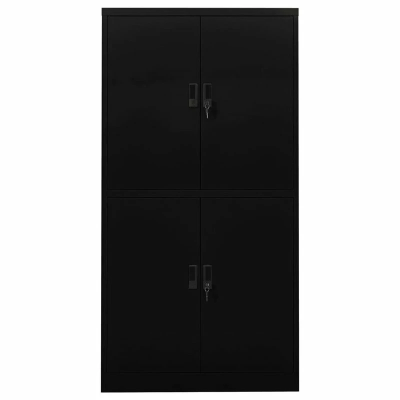 Deals ๐ฏ Vida XL LLC VidaXL Office Cabinet Black 70.9" Steel Storage Side File Cabinet Furniture ๐ 3 Deals ๐ฏ Vida XL LLC VidaXL Office Cabinet Black 70.9" Steel Storage Side File Cabinet Furniture ๐ - Image 3