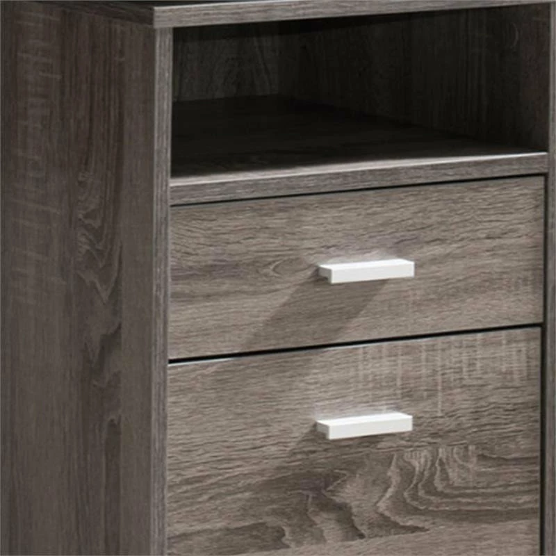 Cheap ๐ Benjara 15.75" Modern Wood File Cabinet On Wheels With 1 Shelf In Gray ๐ฅ 4 Cheap ๐ Benjara 15.75" Modern Wood File Cabinet On Wheels With 1 Shelf In Gray ๐ฅ - Image 4