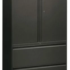 Budget 🔥 The HON Company HON Brigade 800 Series Lateral File, 36"x19.3"x67", Charcoal 🔥