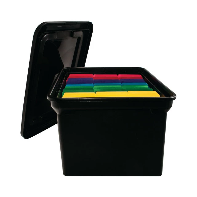 Budget ๐ Advantus File Tote With Lid And Black Finish 34052 ๐ 1 Budget ๐ Advantus File Tote With Lid And Black Finish 34052 ๐