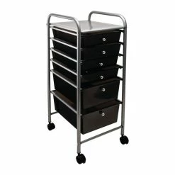 Discount 👏 Advantus 6 Drawer Organizer With Smoke Finish 34005 🎁
