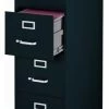 Deals ⭐ Pemberly Row Modern Metal 4 Drawer Letter File Cabinet In Black 🌟